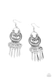 Paparazzi VINTAGE VAULT "Give Me Liberty" Silver Earrings Paparazzi Jewelry