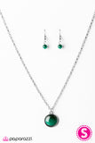 Paparazzi "Give Me The Moon - Green" necklace Paparazzi Jewelry