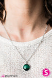 Paparazzi "Give Me The Moon - Green" necklace Paparazzi Jewelry