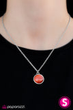 Paparazzi "Give Me The Moon - Orange" necklace Paparazzi Jewelry