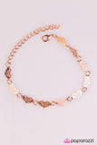 Paparazzi "Glad To HEART It" Copper Bracelet Paparazzi Jewelry