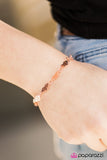 Paparazzi "Glad To HEART It" Copper Bracelet Paparazzi Jewelry