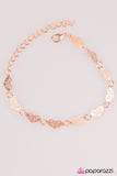 Paparazzi "Glad To HEART It" Rose Gold Bracelet Paparazzi Jewelry