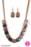 Paparazzi "GLAM Cave" Necklace & Earring Set Paparazzi Jewelry