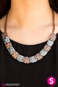 Paparazzi "GLAM Cave" Necklace & Earring Set Paparazzi Jewelry