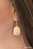 Paparazzi "GLAM Cave - Gold" Necklace & Earring Set Paparazzi Jewelry