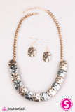 Paparazzi "GLAM Cave - Multi" Necklace & Earring Set Paparazzi Jewelry