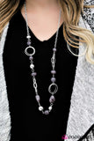 Paparazzi "Glam Grotto" Black Necklace & Earring Set Paparazzi Jewelry