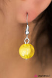 Paparazzi "Glam Grotto" Yellow Necklace & Earring Set Paparazzi Jewelry