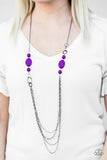 Paparazzi "GLAMMED By Association - Purple" necklace Paparazzi Jewelry