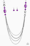 Paparazzi "GLAMMED By Association - Purple" necklace Paparazzi Jewelry