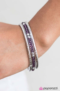 Paparazzi "GLAM On!" Purple Bracelet Paparazzi Jewelry