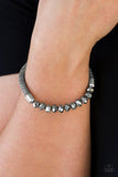 Paparazzi "Glamorously Grunge" Silver Bracelet Paparazzi Jewelry