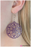 Paparazzi "Glamour Guru" Purple Earrings Paparazzi Jewelry