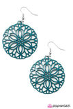 Paparazzi "Glamour Guru" Blue Earrings Paparazzi Jewelry