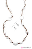 Paparazzi "Glam Rock - White" necklace Paparazzi Jewelry