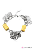 Paparazzi "Glam Squad" Yellow Bracelet Paparazzi Jewelry