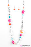 Paparazzi "GLASS-ical Music" Multi Necklace & Earring Set Paparazzi Jewelry