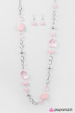 Paparazzi "GLASS-ical Music" Pink Necklace & Earring Set Paparazzi Jewelry