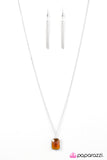 Paparazzi "GLASSY Lady" Brown Necklace & Earring Set Paparazzi Jewelry