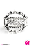 Paparazzi "GLEAM Chaser" White Ring Paparazzi Jewelry