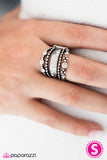 Paparazzi "GLEAM Chaser" White Ring Paparazzi Jewelry