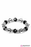 Paparazzi "GLEAM Girl - Black" bracelet Paparazzi Jewelry