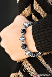 Paparazzi "GLEAM Girl - Black" bracelet Paparazzi Jewelry