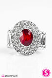 Paparazzi "Glitter and Grandeur" Red Ring Paparazzi Jewelry