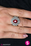 Paparazzi "Glitter and Grandeur" Red Ring Paparazzi Jewelry