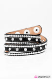 Paparazzi "Glitter Band" Black Bracelet Paparazzi Jewelry