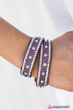 Paparazzi "Glitter Band" Purple Bracelet Paparazzi Jewelry
