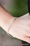 Paparazzi "Glitter Empire" White Bracelet Paparazzi Jewelry