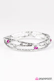 Paparazzi "Glitter Fever" Pink Bracelet Paparazzi Jewelry