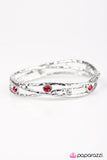 Paparazzi "Glitter Fever" Red Bracelet Paparazzi Jewelry