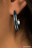 Paparazzi "Glitter Glam" Blue Earrings Paparazzi Jewelry