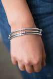 Paparazzi "Glitter Is My Basic" Pink Bracelet Paparazzi Jewelry