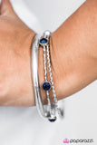 Paparazzi "Glitter Is My Signature Color" Blue Bracelet Paparazzi Jewelry