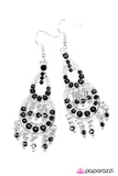 Paparazzi "Glitter Makes Everything Better" Black Earrings Paparazzi Jewelry