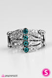 Paparazzi "Glitter On My Mind" Blue Ring Paparazzi Jewelry