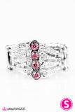 Paparazzi "Glitter On My Mind" Pink Ring Paparazzi Jewelry
