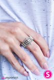 Paparazzi "Glitter On My Mind" White Ring Paparazzi Jewelry