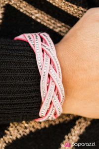 Paparazzi "Glitter Patrol" Pink Wrap Bracelet Paparazzi Jewelry