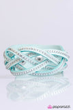 Paparazzi "Glitter Patrol" Blue Wrap Bracelet Paparazzi Jewelry