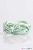 Paparazzi "Glitter Patrol" Green Wrap Bracelet Paparazzi Jewelry