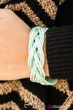 Paparazzi "Glitter Patrol" Green Wrap Bracelet Paparazzi Jewelry