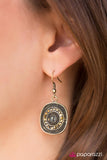 Paparazzi "Glittery Beacons" Brass Earrings Paparazzi Jewelry