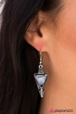 Paparazzi "Glittery Nights" Silver Earrings Paparazzi Jewelry