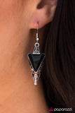 Paparazzi "Glittery Nights" Black Earrings Paparazzi Jewelry