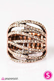 Paparazzi "GLITZ and Glory" Copper Ring Paparazzi Jewelry